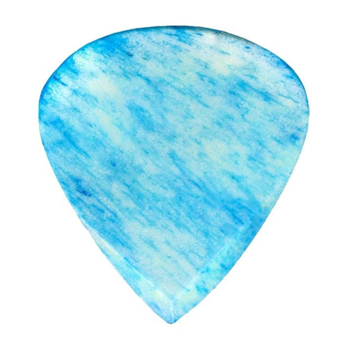 Timber Tones Jazzy Tones Guitar Pick - Turquoise Buffalo Bone