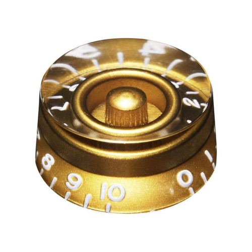 Hosco SCUD Speed Knob, Amber, Black or Gold Acrylic, Metric or Inch (Single Knob)