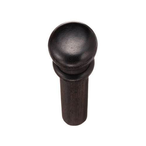 Hosco Acoustic Guitar End Pin, Ebony, Rosewood or Brass (Single)