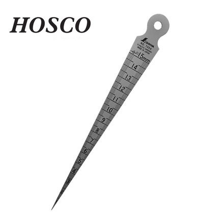 Hosco TL-RU-TA Taper Hole Gauge, 1-15mm