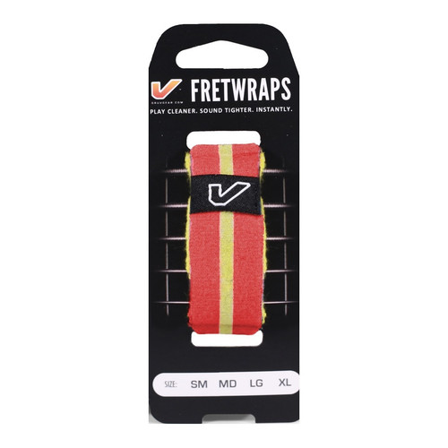 Gruv Gear FretWraps World Flags String Dampener Red/Yellow Small