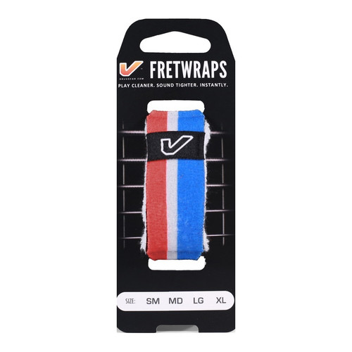Gruv Gear FretWraps World Flags String Dampener Red/White/Blue Small