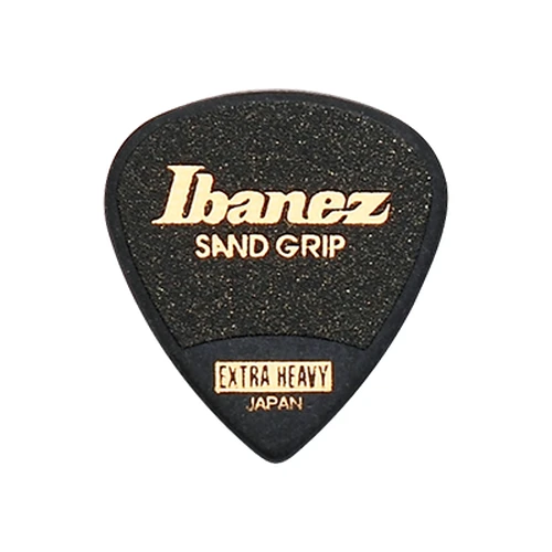 Ibanez Grip Wizard Sand Grip PA16XSG-BK Guitar Pick Short Teardrop Extra Heavy 1.2mm Black