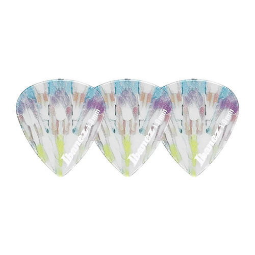 Ibanez KALEIDO CP16H-P12 Guitar Pick Short Teardrop 1.0mm Design P12 (3-Pack)