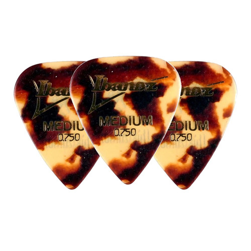 Ibanez H15M-SH Standard Guitar Pick Medium 0.75mm Shell (3-Pack)