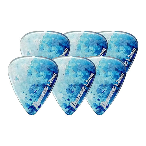 Ibanez KALEIDO CP14XH-P2 Guitar Pick Teardrop 1.2mm Design P2 (6-Pack)
