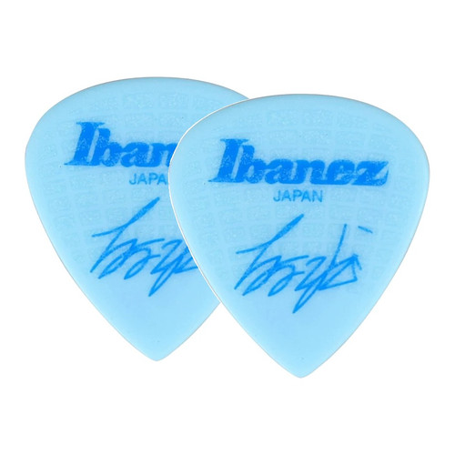 Ibanez 1000HZK-LT HAZUKI Signature Guitar Pick Short Teardrop Heavy 1.0mm Light Blue (2-Pack)