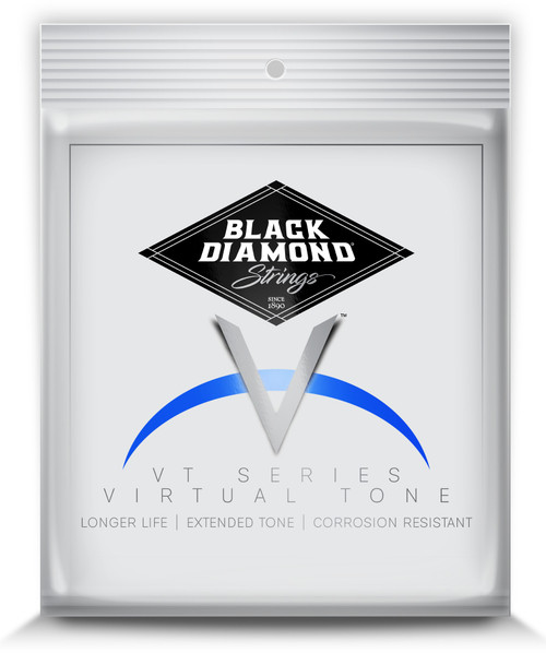 Black Diamond N400MLCY37 Cryogenic Stainless Steel Bass Strings, Long Scale, Medium Light (45-100)
