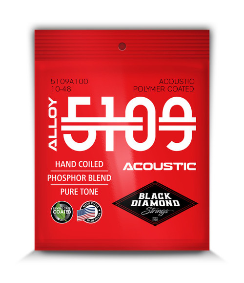 Black Diamond 5109A300 Alloy5109 Acoustic Guitar Strings (11-50)