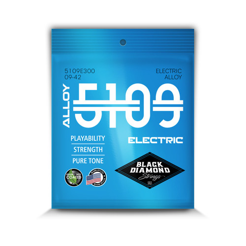 Black Diamond 5109E400 Alloy5109 Electric Guitar Strings (9-46)