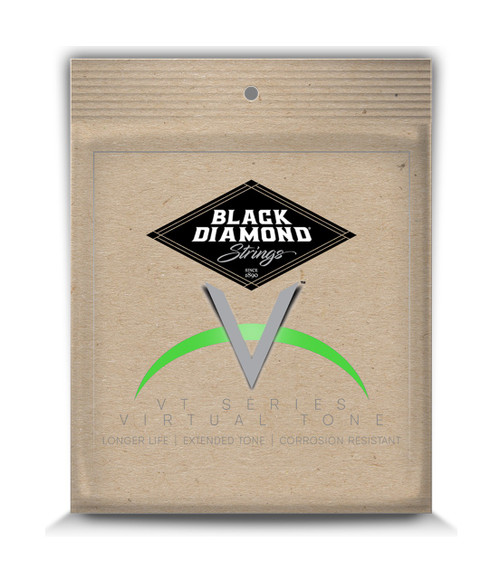 Black Diamond N600MCT VCI Coated Phosphor Bronze Acoustic Guitar Strings, Medium (13-56)