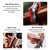 JStaff S1 Gliding Capo - Aluminum & Silicone Roller Capo for Acoustic Guitars Purple