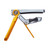 JStaff S1 Gliding Capo - Aluminum & Silicone Roller Capo for Acoustic Guitars Yellow