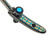 Shubb C1d Blue Diamond 50th Anniversary Limited Edition Capo for Steel String Guitar – 2" Curved Profile