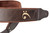 RightOn! Fakey Fa-Key Genuine Leather Guitar & Bass Strap - Brown