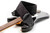 RightOn! Sandokan-80 Guitar & Bass Guitar Strap - Black