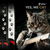 RightOn! Cat Guitar Strap – Playful Design with Paw Prints Black
