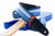 RightOn! Mojo Race-60 Guitar & Bass Strap made with Vegan Leather – Stylish and Comfortable  - Blue