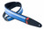 RightOn! Mojo Race-60 Guitar & Bass Strap made with Vegan Leather – Stylish and Comfortable  - Blue