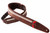RightOn! Mojo Race-60 Guitar & Bass Strap made with Vegan Leather – Stylish and Comfortable -Brown