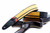RightOn! Mojo Race‑60 Yellow Vegan Guitar Strap – Bold Motorsport Style