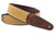 RightOn! Tweed Brown Guitar Strap  Vintage-Inspired Vegan Leather Strap