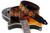 RightOn! Crochet Guitar Strap | Vintage-Inspired Vegan Leather Strap Brown