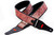 RightOn! Alien Guitar Strap w/ Glittering Design Red