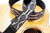 RightOn! Standard Plus Laurel Guitar Strap Black
