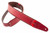 RightOn! Mojo Charm-60 Red Vegan Leather Guitar Strap