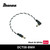 Ibanez DCT08-BWH 8 inch Twisted DC Power Cable for Pedals - High-Quality Black & White