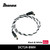 Ibanez DCT24-BWH 24 inch Twisted DC Power Cable for Pedals (Longer Length) - Black & White