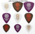 MASTER 8 JAPAN D-801S HARD GRIP Teardrop 1.0mm Guitar Pick – Purple