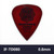 MASTER 8 JAPAN INFINIX Teardrop 0.8mm Guitar Pick – Clear Red