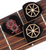 MASTER 8 JAPAN INFINIX Hard Grip Teardrop 0.6mm Pick – Clear Black