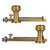 PYLON 3435 Brass Guitar Sound Hole Opener Rosette Cutter Opener
