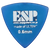 ESP PD-PSU06 Ultem 0.6mm Blue Triangle Guitar Pick