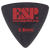 ESP PD-PS10(M) 0.8mm Black Triangle Sand-Grip Guitar Pick, 1 Piece
