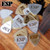 ESP PD-HL10 1.0mm Gold Triangle Guitar Pick, 1 Piece