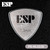 ESP PD-HL10 1.0mm Silver Triangle Guitar Pick, 1 Piece