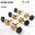 Gotoh SG381-EN01 GG Guitar Tuning Machines 3Lx3R Set — Gold, Ebony Wood Buttons