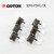 Gotoh SD91-P5W Vintage Guitar Tuning Machines 6-In-Line (L6) — Cosmo Black, Pearloid Buttons