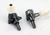 Gotoh SG301-P4N MG-T Magnum Lock Guitar Tuning Machines 3Lx3R Set — Cosmo Black, Ivory Buttons