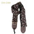 Live Line Tatami-Beri Floral-Crest Woven Guitar Strap — Made in Japan