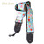 Live Line 2400 Series Sherbet Blue Hearts Woven Guitar Strap — Made in Japan