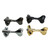 Gotoh GBU510M-12 Compact Open-Gear Bass Tuners 4-in-Line Cosmo Black