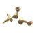 Gotoh SGS510Z-S5 Tuning Machines L3+R3 - Gold