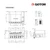 Gotoh 510TS-FE1 2-Point Tremolo Steel Block 42mm - Cosmo Black