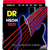 DR Strings NRB6-30 Hi-Def Neon Red Colored Medium 6-String Bass Guitar Strings 30-125