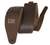 DR Strings BTS-BR Butter-Soft Brown Padded Guitar or Bass Strap